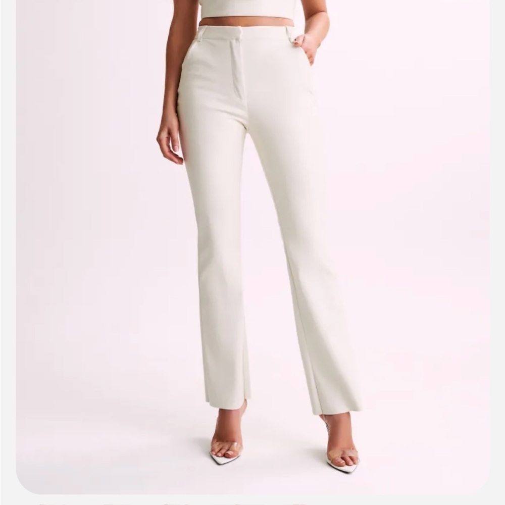 MESHKI Tyra straight leg faux leather pants
